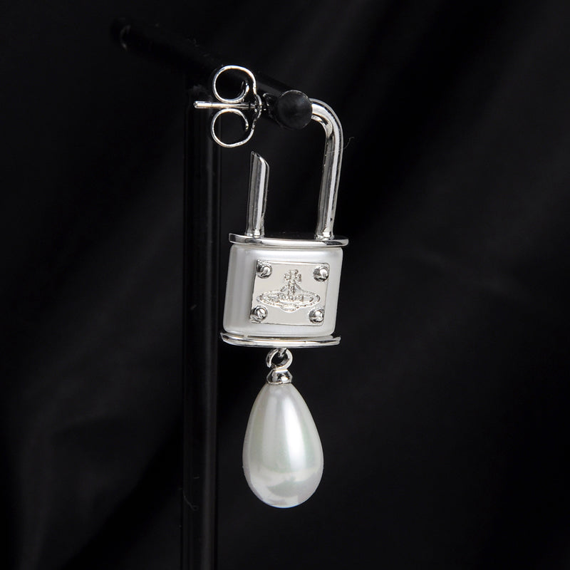 Vivienne Westwood padlock earrings