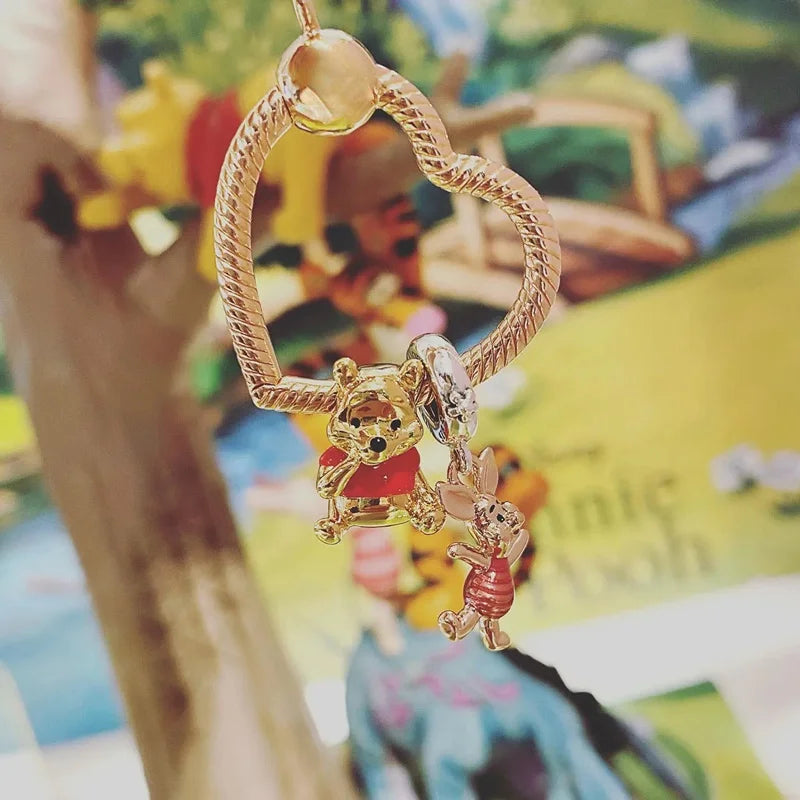 Pandora Hot Sale 925 Sterling Silver Girl Christmas Gift Dangle Charm Beads Fit Original Pandora Bracelet Pendant Necklace Jewelry