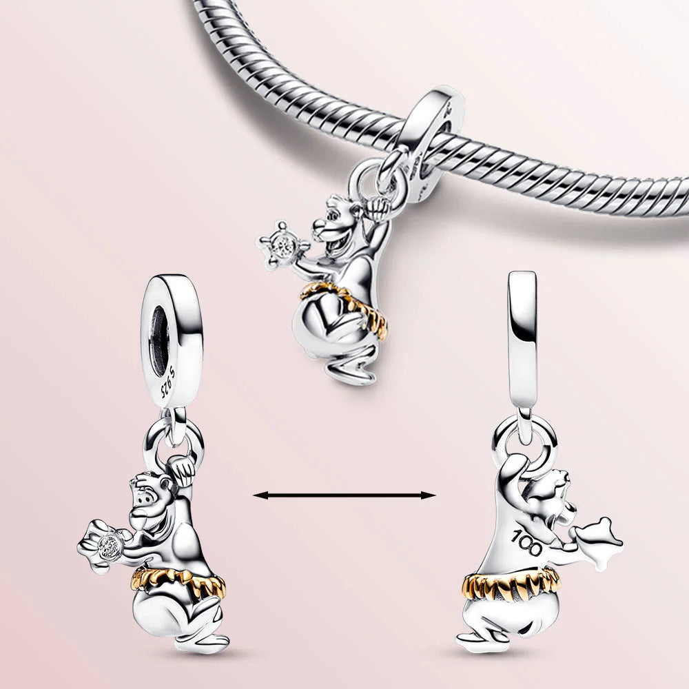 Pandora New The Little Mermaid Ariel Shell Charms For Women Fit Original PANDORA Bracelet Pendant For Necklace DIY Jewellry Friend Gifts