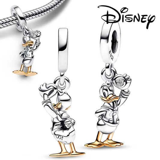 Pandora Disney Series Donald Duck 925 Sterling Silver Charm Fit Pandora Bracelet Bead Charms Original For Jewelry Making Gift